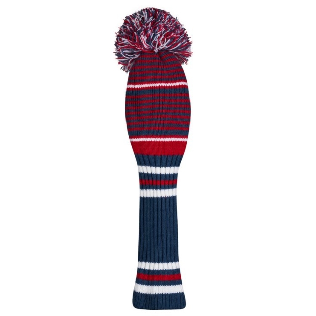 Capuchon de club Pom Pom Hybrid Navy Red White