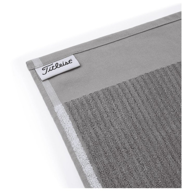 Serviette Players Terry Towel Grey White