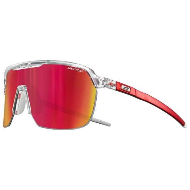Lunettes de soleil Frequency Translucide Brillant Cristal Rouge Spectron 3
