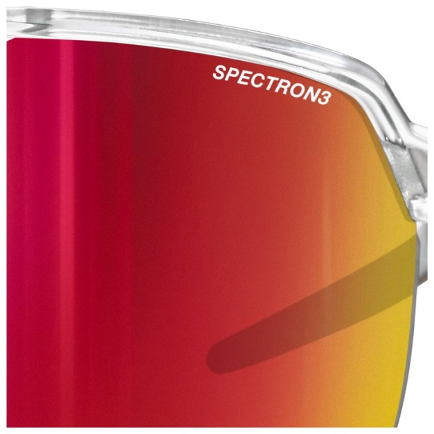 Lunettes de soleil Frequency Translucide Brillant Cristal Rouge Spectron 3