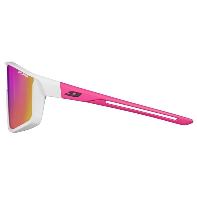 Lunettes de soleil Fury S Blanc Brillant Rose Spectron 3 Flash Rose