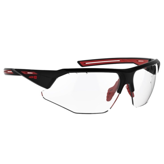 Lunettes de soleil Galibier Noire Mate Rouge Irise Rouge Photochromique