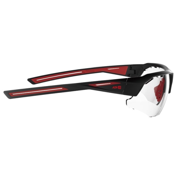 Lunettes de soleil Galibier Noire Mate Rouge Irise Rouge Photochromique