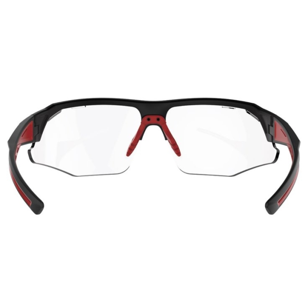 Lunettes de soleil Galibier Noire Mate Rouge Irise Rouge Photochromique