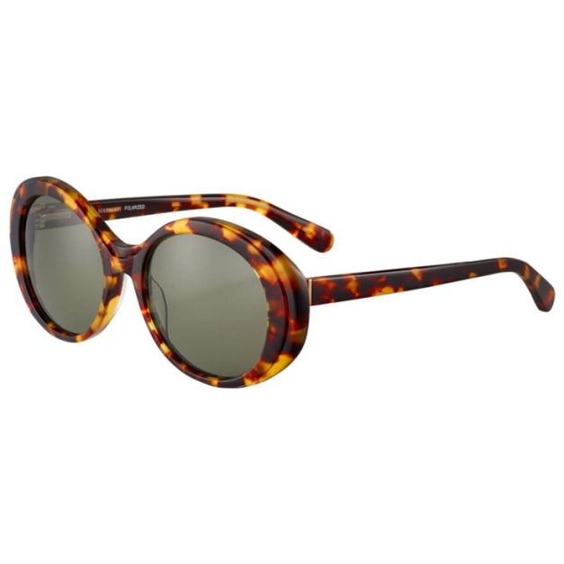 Lunettes de soleil Bacall Shiny Tortoise Havana Polarized 555nm