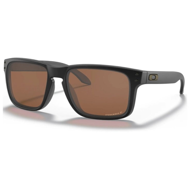 Lunettes de soleil Holbrook Matte Black Prizm Tungsten Polarized