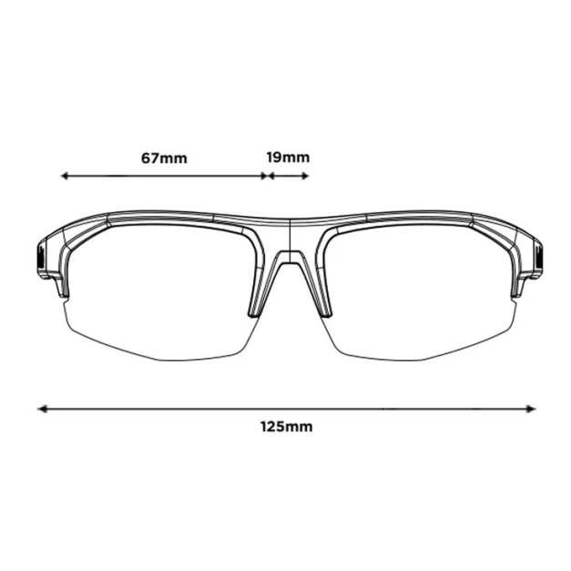 Lunettes de soleil Bolt 2.0 S Black Matte Phantom Brown Gun