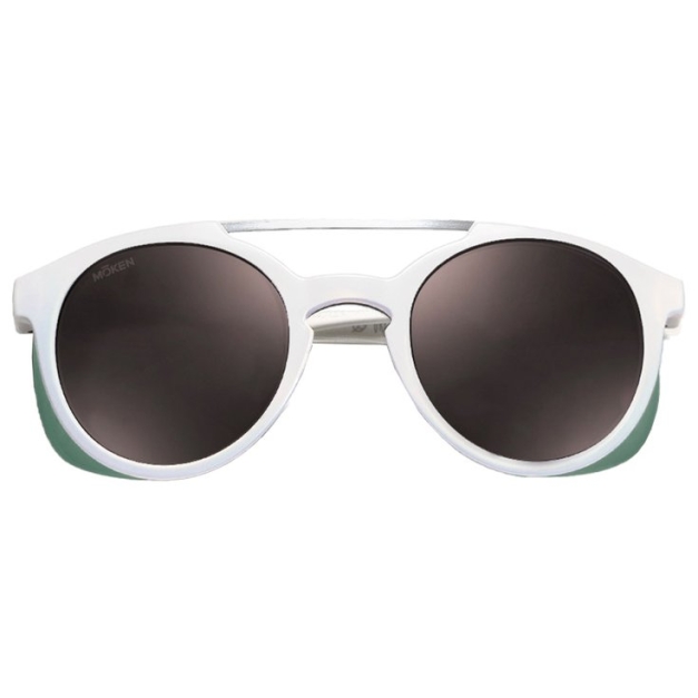 Lunettes de soleil Hawkins White Green Grey Cat.4
