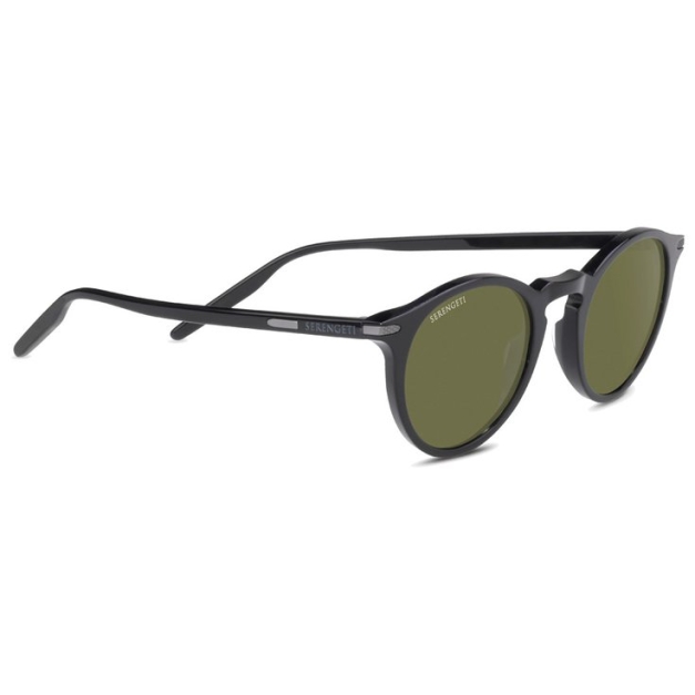 Lunettes de soleil Raffaele Shiny Black Polarized 555nm