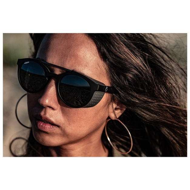 Lunettes de soleil Hawkins Black Black Grey Polarized Cat.3