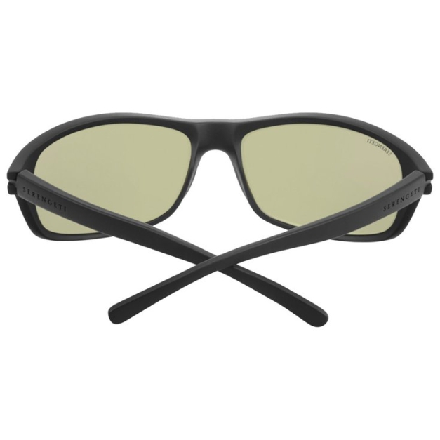 Lunettes de soleil Bormio Matte Black Saturn Polarized 555nm Blue