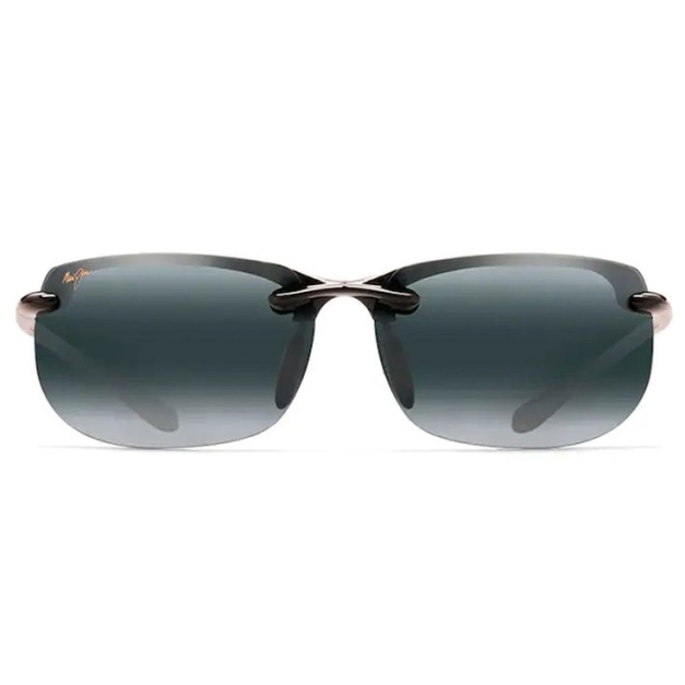 Lunettes de soleil Banyans Noir Brillant Gris Neutre Mauibrilliant
