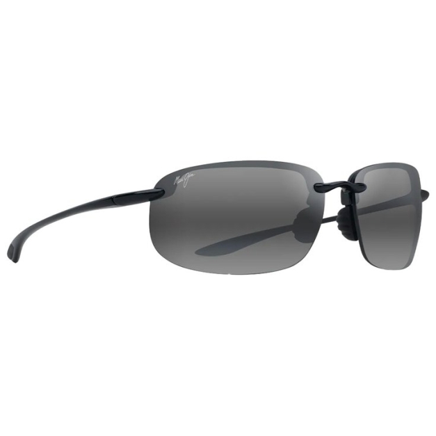 Lunettes de soleil Ho'okipa Xlarge Noir Brillant Neutral Grey MauiPure