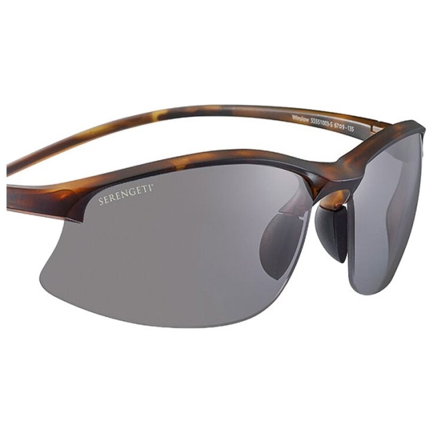 Lunettes de soleil Winslow Matte Classic Tortoise Saturn Polarized Smoke