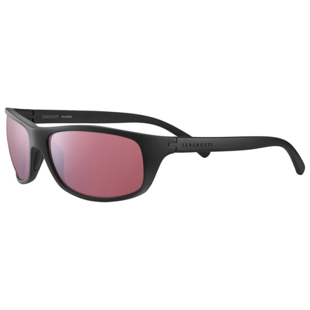 Lunettes de soleil Bormio Matte Black Saturn Polarized Sedona