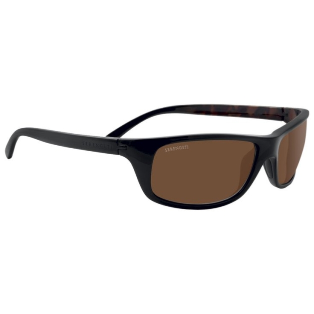 Lunettes de soleil Bormio Shiny Tortoise Black Saturn Polarized Drivers