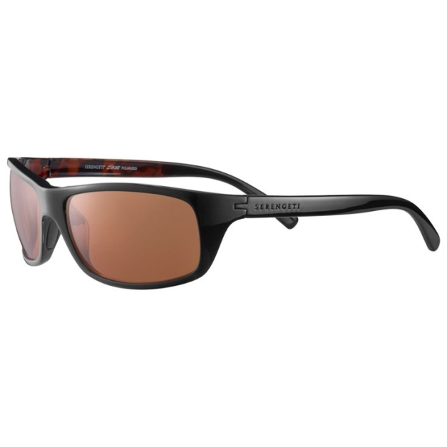 Lunettes de soleil Bormio Shiny Tortoise Black Saturn Polarized Drivers