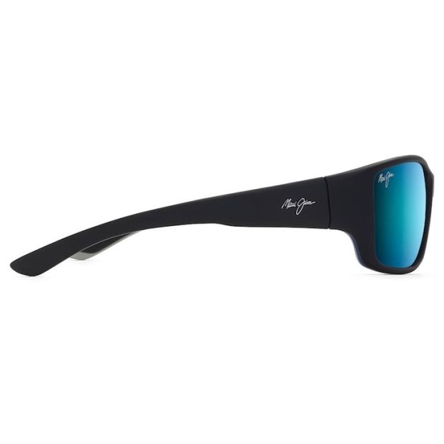Lunettes de soleil Local Kine Soft Black Bleu Hawaï Minéral Superthin