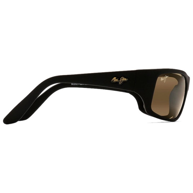 Lunettes de soleil Peahi Noir Mat Caoutchouc Hcl Bronze Minéral Superthin