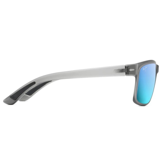 Lunettes de soleil  Pokowai Arch Gris Mat Translucide Bleu Hawaï MauiPure