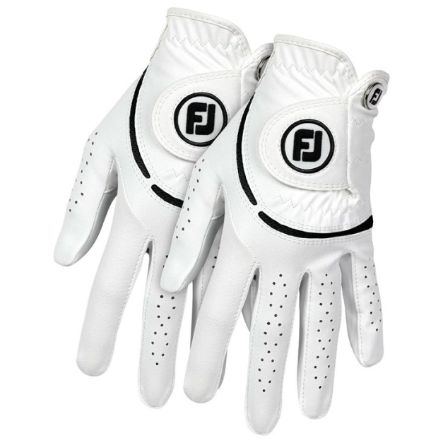 Gants synthetiques classiques (Unité) Weathersof Women Pack de 2 White