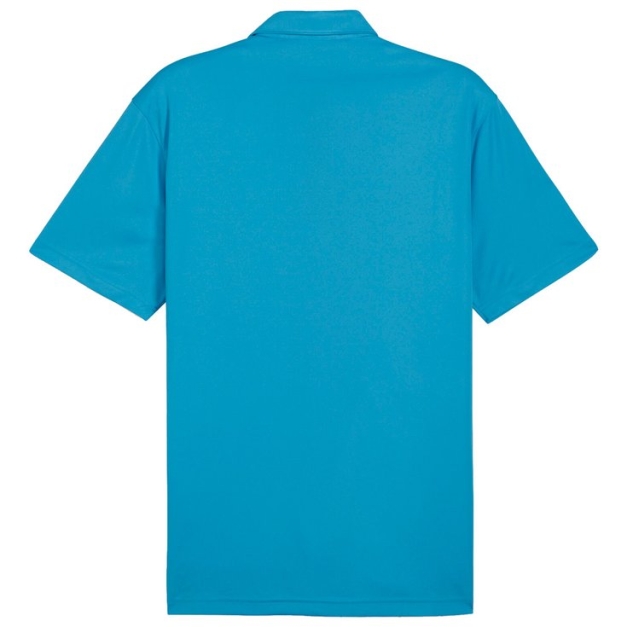 Polo Pure Solid Polo Aqua Blue