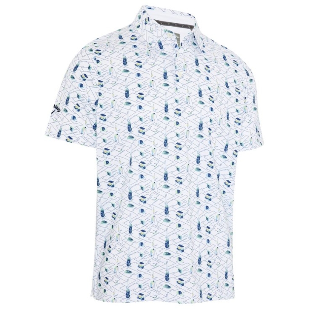 Polo All Over Golf Bright White