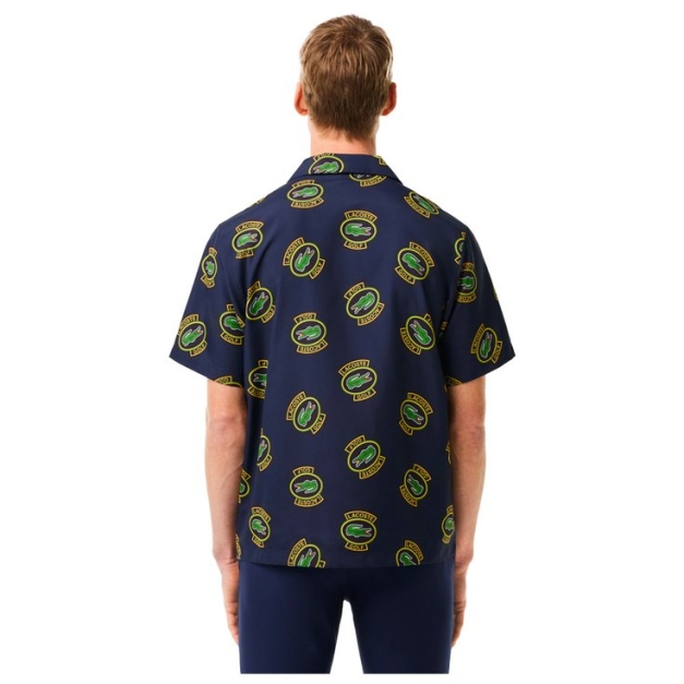 Pioneer Collection Shirt Navy Pineapple Black