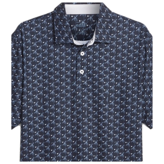 Polo Mattr Palms Polo Navy Blazer White Glow