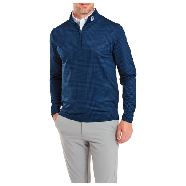 Pull Glen Plaid Print Chill-Out Navy