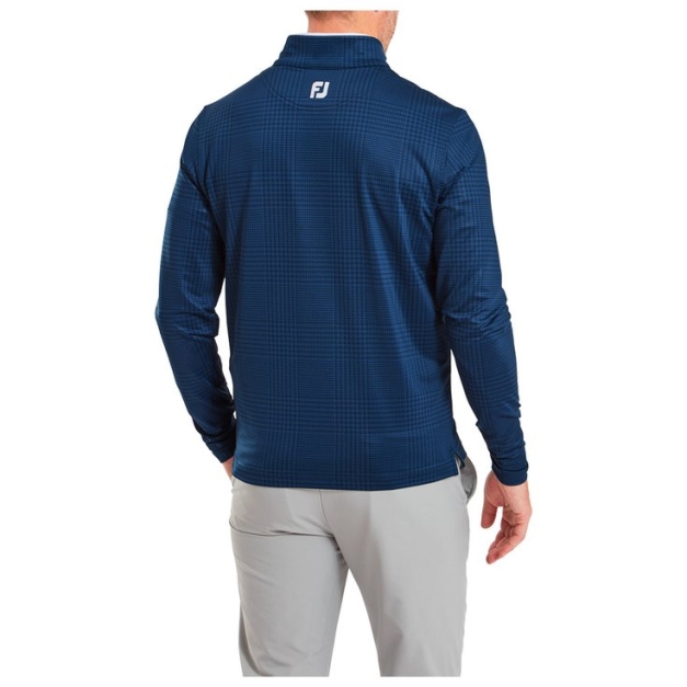 Pull Glen Plaid Print Chill-Out Navy