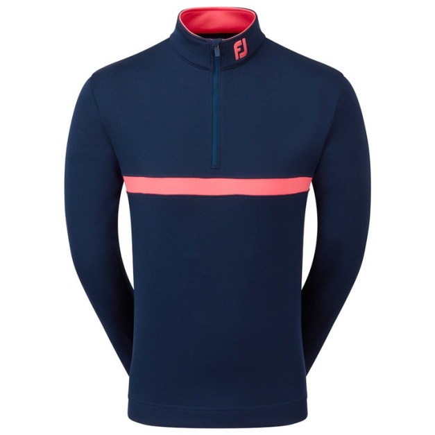 Pull Inset Stripe Chill-Out Navy Coral Red