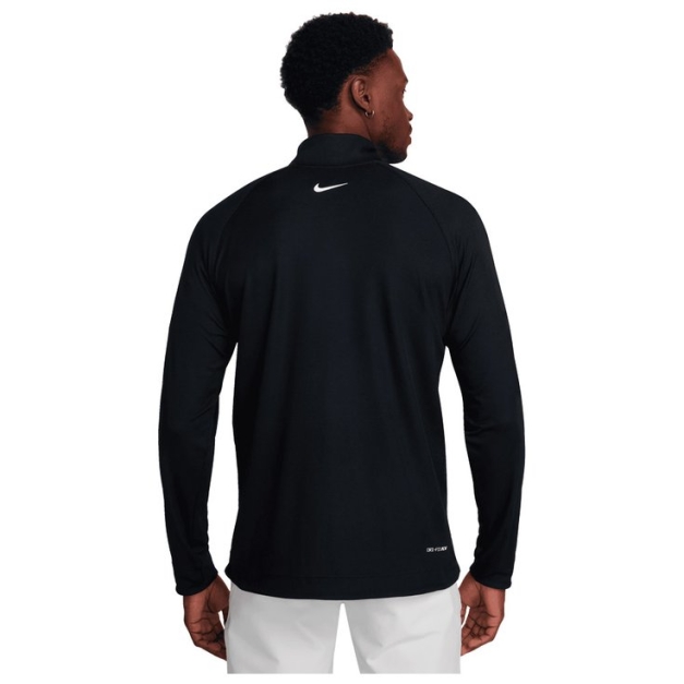 Pull Tour Dri Fit ADV Half Zip Top Black White