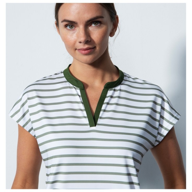 Polo Itami Cap S Polo Shirt Light Kaki