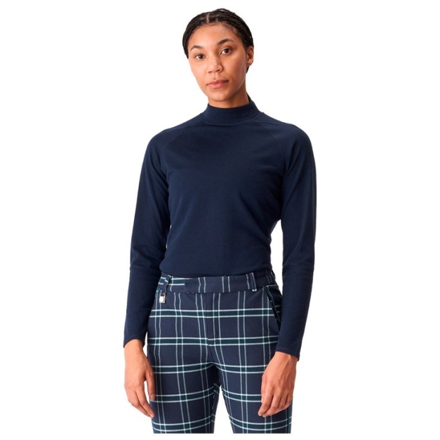 Pull Ally Merino Base Top Navy