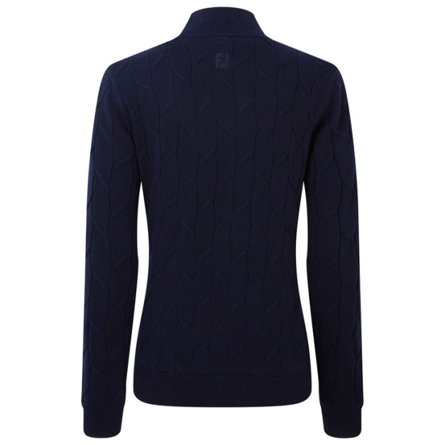 Pull Full-Zip Lined Pullover Wmn Navy