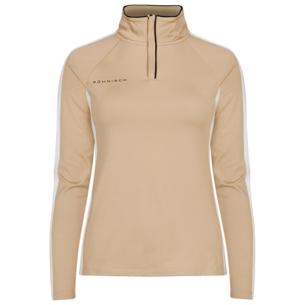 Pull Skyler Half Zip Beige Sand