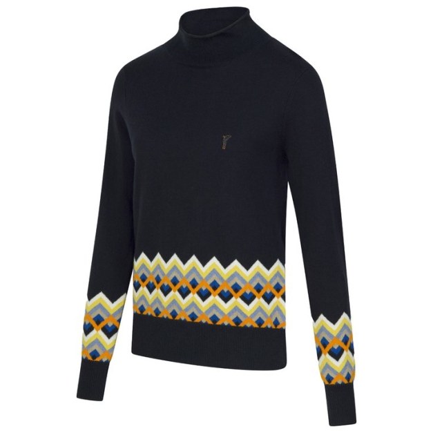 Pull Flighted By Style Turtle Neck Navy