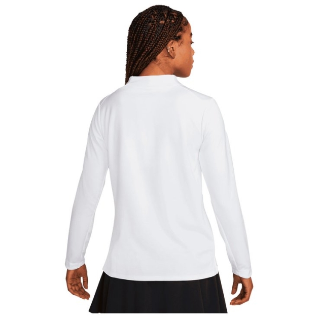 Pull Women's Dri-Fit Club UV Half-Zip White Black