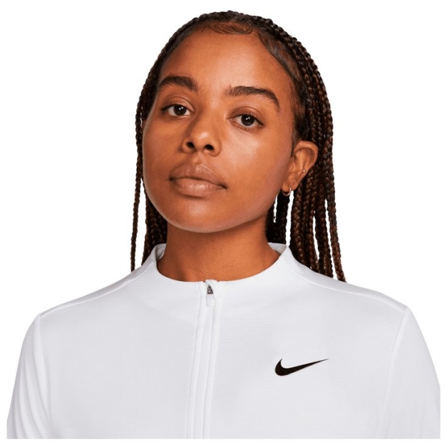 Pull Women's Dri-Fit Club UV Half-Zip White Black