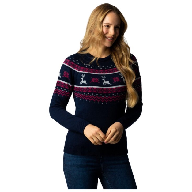 Pull g.Joy Navy Pink Berry Silver Lurex