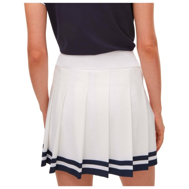 Jupe Mira Pleated Skort White