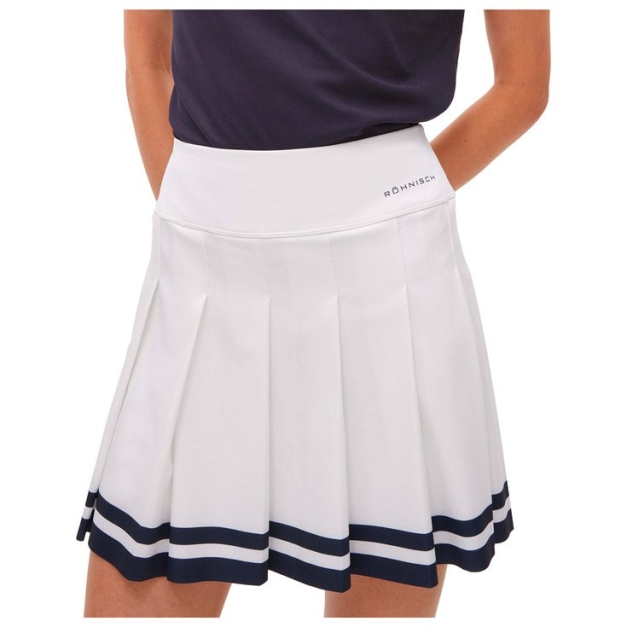 Jupe Mira Pleated Skort White