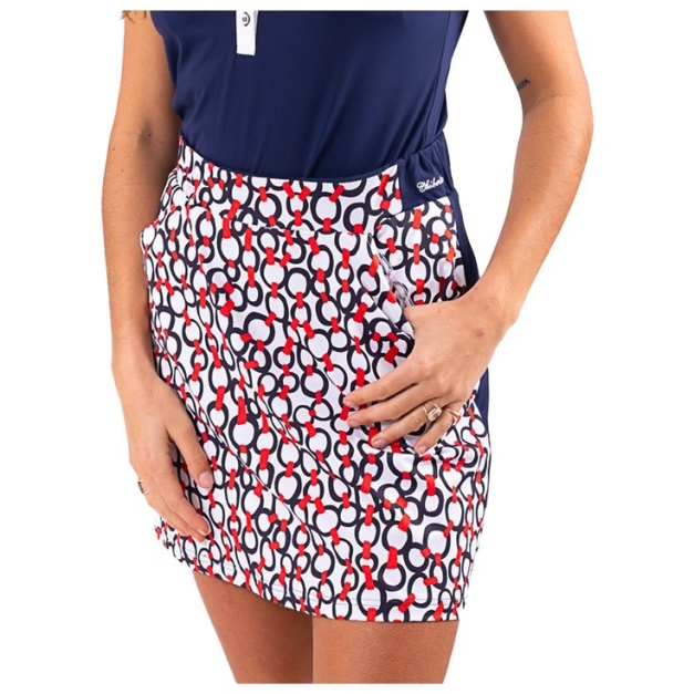 Jupe Amarre Blanc Marine