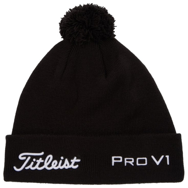 Bonnet Tour Pom Pom Black White