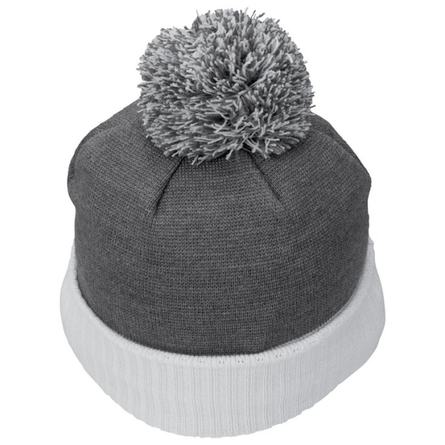 Bonnet Bobble Beanie Charcoal Heather