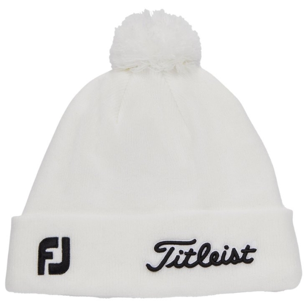 Bonnet Tour Pom Pom White Black