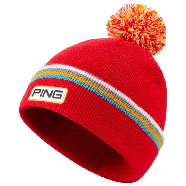 Bonnet Devin Bobble Tomato Red Multi