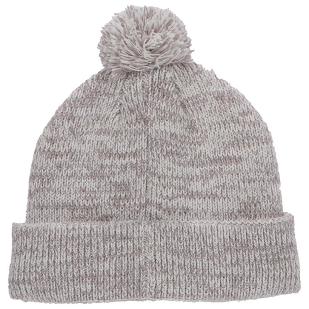 Bonnet Junior Boadwalk Pom Pom Heather White