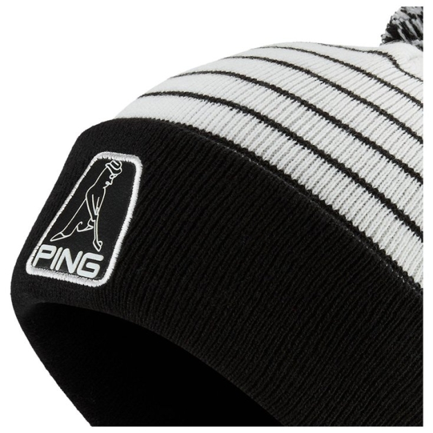Bonnet Mr. Ping Bobble White Black